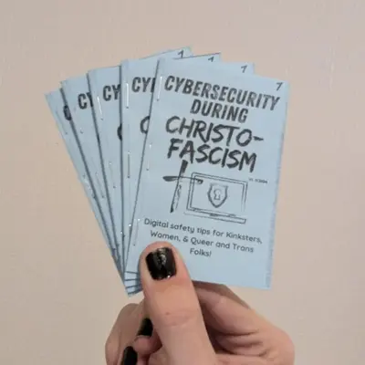 Cybersecurity During Christo-Fascism Zine