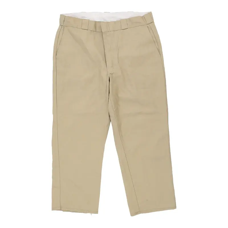 Dickies Trousers - 36W 26L Beige Cotton