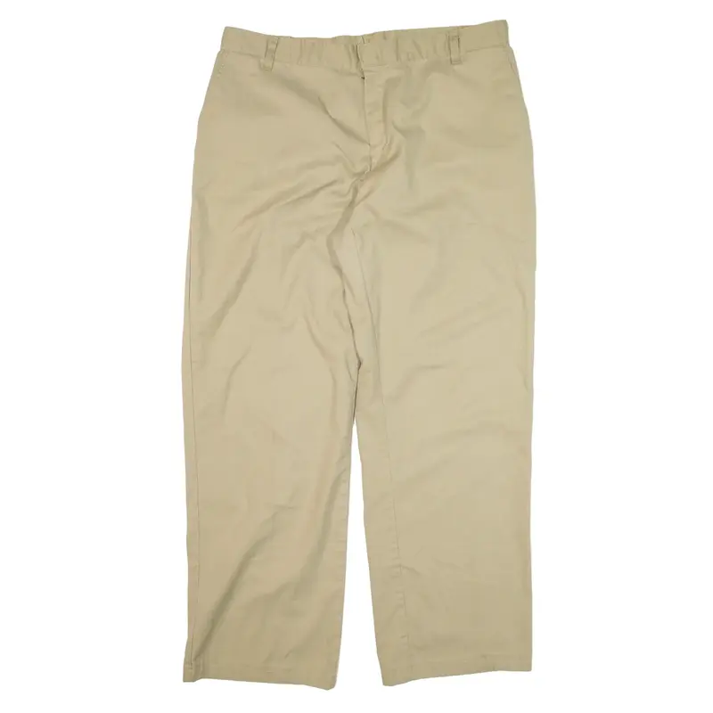 DICKIES Trousers Beige Regular Straight Womens W36 L29