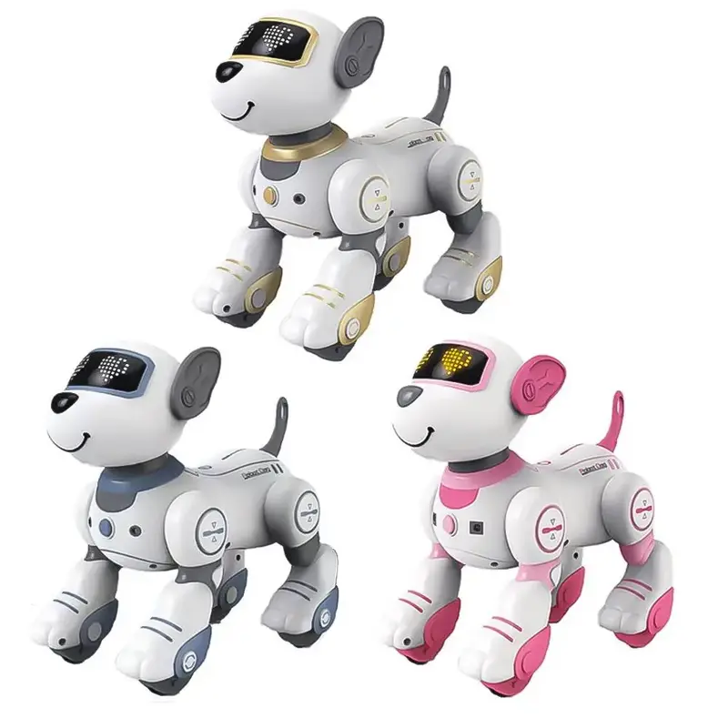 Smart Robots Dog Machine Toy, Usb Rechargeable Interaction Rc Robotics Pets, Programming Stunt Dog, Rc Dog Programmable Inter...