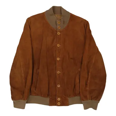 Unbranded Suede Jacket - Large Brown Leather