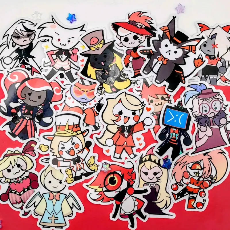 Hazbin Hotel Vinyl Stickers - Waterproof