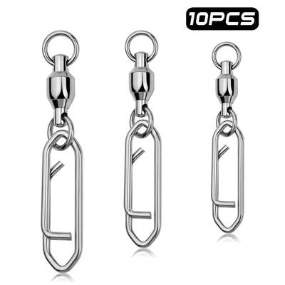 Ball Bearing Swivel Snap 0#-5# Fishing Connector Accessories