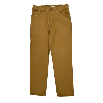 Carhartt Trousers - 32W 32L Brown Cotton Blend | Size: 32″ waist