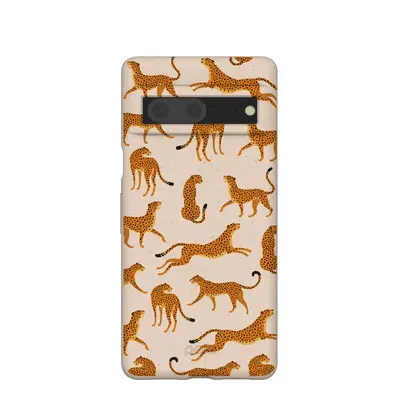 Seashell Wild Cats Google Pixel 7 Case
