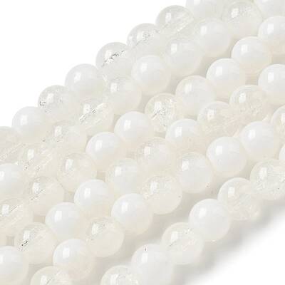 Crackle Glass Beads Strands