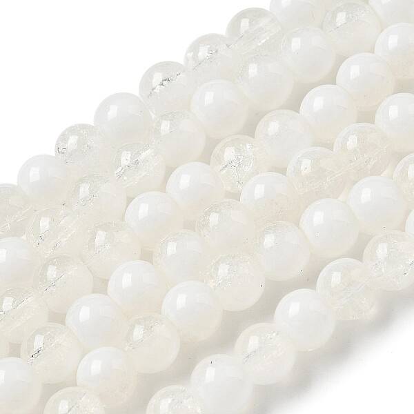 Crackle Glass Beads Strands