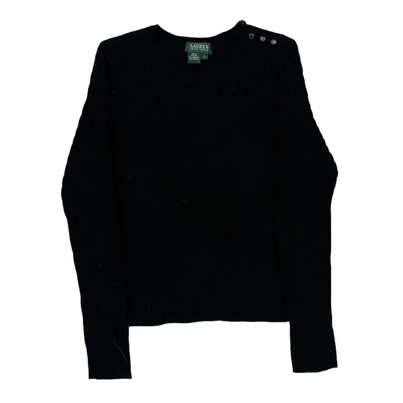 Ralph Lauren Jumper - Small Black Wool