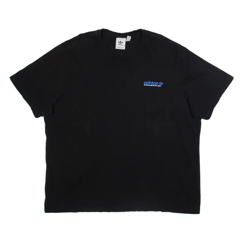 ADIDAS Mens T-Shirt Black 2XL