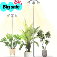 Grow Lights for Indoor Plants Full Spectrum with Detachable Tripod Stand,10-55 Inches Height Adjustable Aluminum Alloy Grow L...