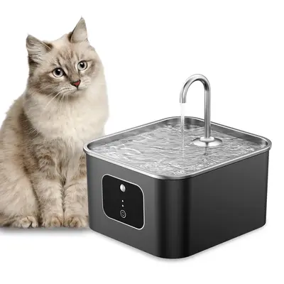 【Pettok】Cat Water Fountain 3.5L Large Capacity Automatic Water Dispenser for Cats and Dogs Indoor/Outdoor Use with 4000mA...