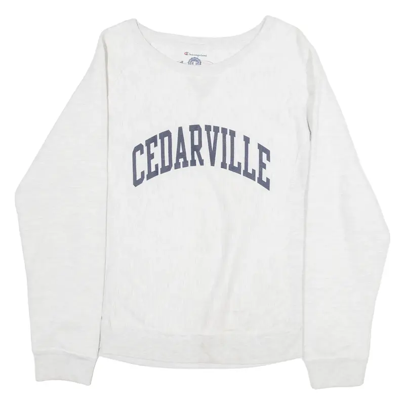 CHAMPION Cedarville Womens Sweatshirt Grey USA S