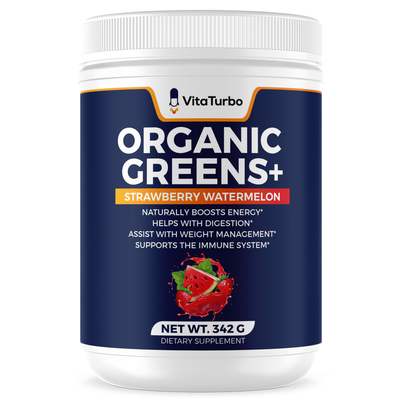 Organic Greens+ (Strawberry Watermelon) - 342 Grams