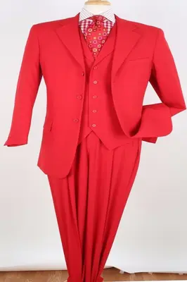 Royal Diamond Men's Solid Color 3pc Suit - Outlet Fashion