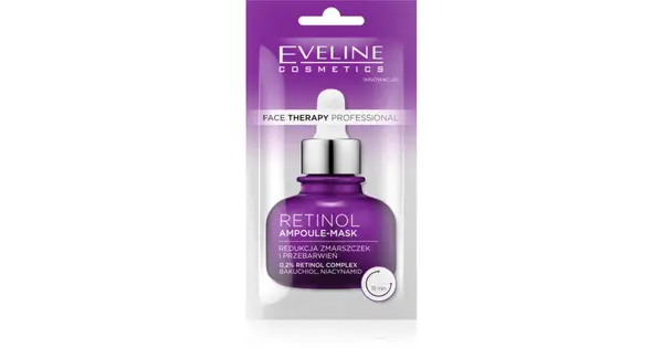 Eveline Cosmetics Face Therapy Retinol Cream Mask Against The First Signs Of Skin Aging 8 Ml