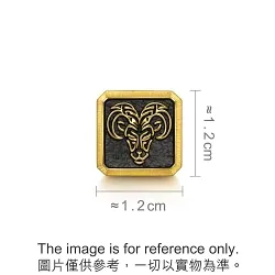 'Noir' 999 Gold Goat Charm