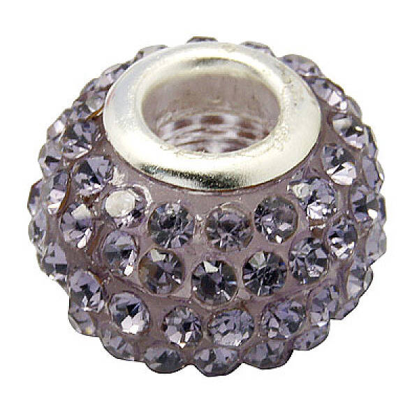 Resin Rhinestone Beads