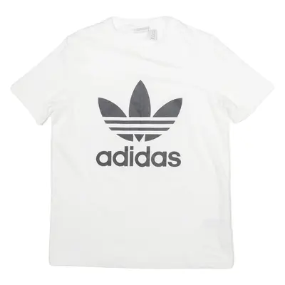 ADIDAS Womens T-Shirt White UK 10