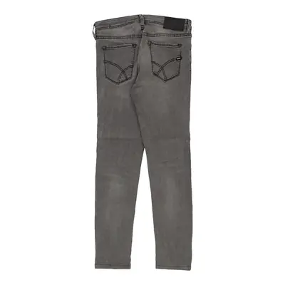 Gas Skinny Jeans - 30W UK 10 Grey Cotton