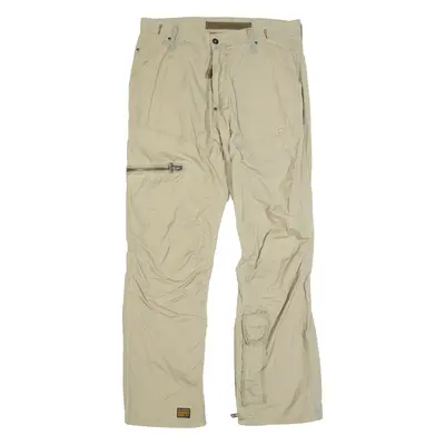 G-STAR RAW Cargo Mens Trousers Green Regular Straight W33 L31