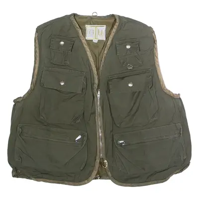 GH Padded Utility Mens Gilet Green L