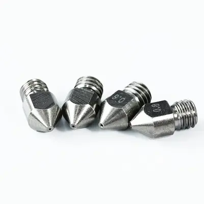 Nozzle Kit 5PCS MK8 Hardened Steel Nozzles