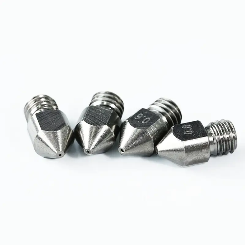 Nozzle Kit 5PCS MK8 Hardened Steel Nozzles