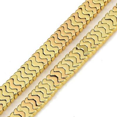 Electroplated Synthetic Non-magnetic Hematite Beads Strands