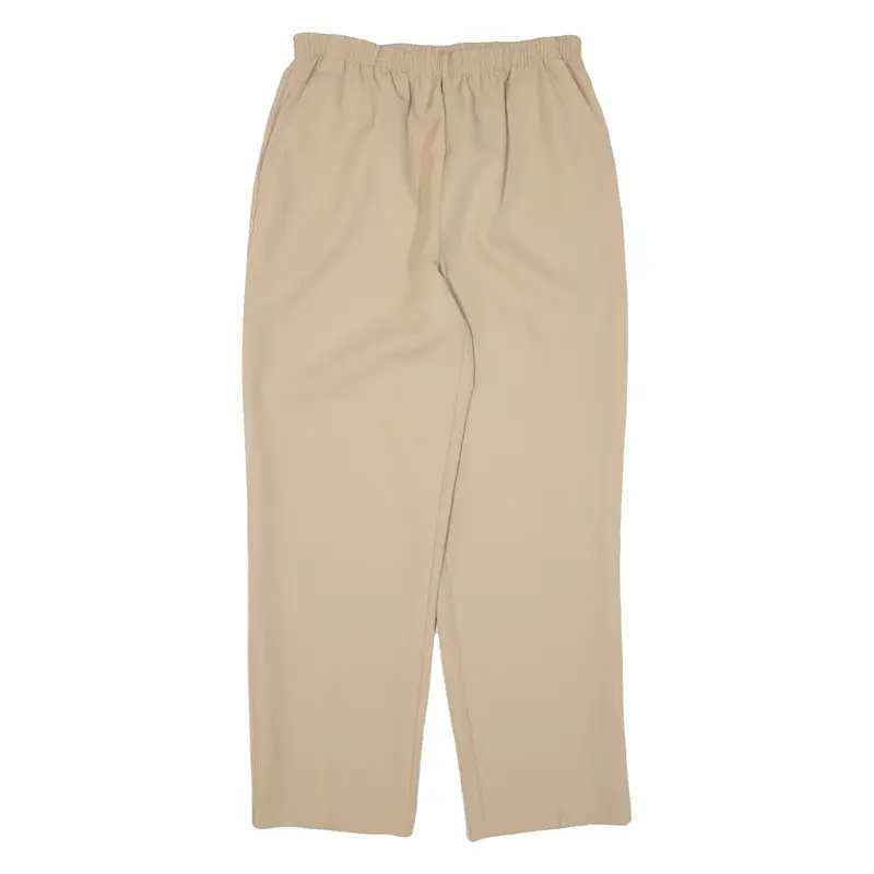 SANA MORGAN Womens Trousers Beige Regular Straight W29 L28