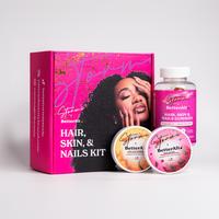 Stormi x BetterAlt Beauty Kit for Hair, Skin & Nails | AM PM Undereye Patches + Plant Biotin & Vegan Collagen Gummies | 15-Da...