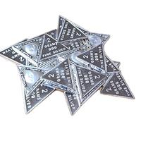 2 Gram .999 Silver Triangle Charm