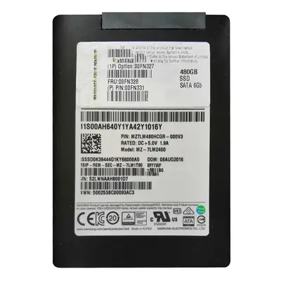 00FN327 IBM 480GB MLC SATA 6GB/s Hot Swap 2.5-Inch Internal Solid State Drive