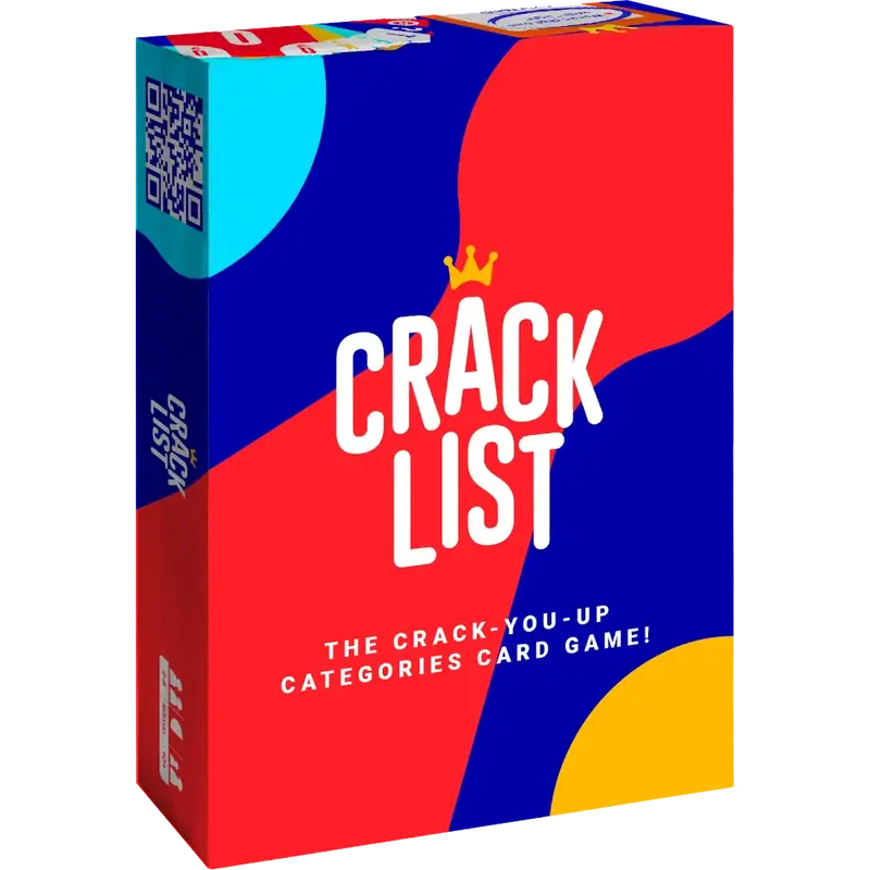 Crack List - The Crack-You-Up Categories Card Game | 2+ Players | Quick and Hilarious Game for Kids, Teens and Adults | Famil...