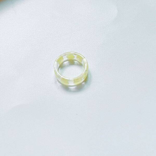 Geometric Colorful Fruit Series Ring - Vintage Style