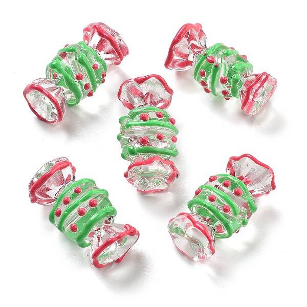 Transparent Acrylic Enamel Beads