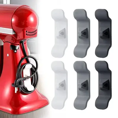 Kitchen Appliance Cord Organizer, Self-adhesive Cable Management Holder, Household Appliance Parts & Accessories for Air Frye...