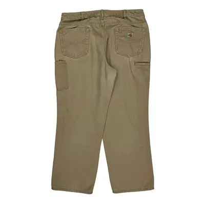 Carhartt Trousers - 36W 28L Brown Cotton Blend