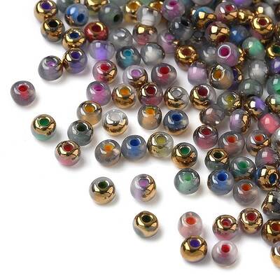 Electroplated Glass Beads