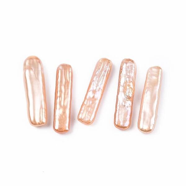 Natural Baroque Keshi Pearl Beads