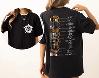 Supernatural T-Shirt, Supernatural Vintage T Shirt, Gift For Woman and Man Unisex T-Shirt Sweatshirt Hoodie Casual Cotton Fas...