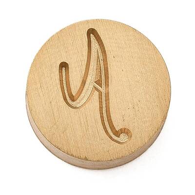 Golden Tone Brass Letter Stamps
