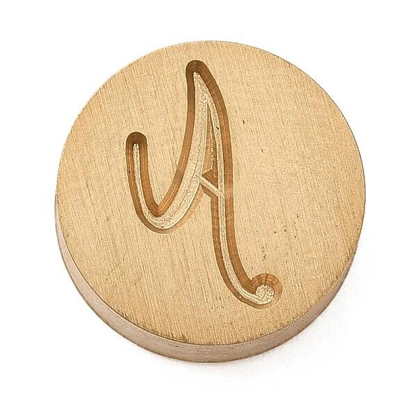 Golden Tone Brass Letter Stamps