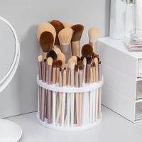 Makeup Brush Storage Rack, 1 Count Multi-grid Makeup Brush Holder, Desktop Makeup Tool Holder, Makeup Organizer, Room Organiz...