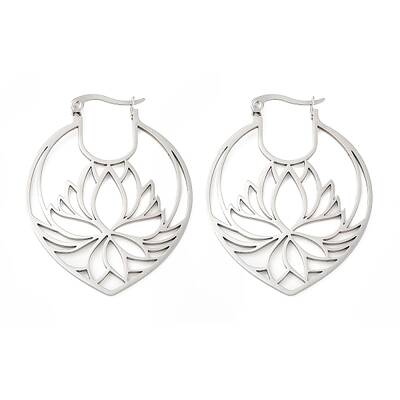 Non-Tarnish 304 Stainless Steel Hoop Earrings