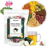 ChaLendar Chrysanthemum Herbal Tea - 20 Bags 140g Wax Gourd Lotus Leaf Blend with Lemon - Natural Vegan Beverage from China -...