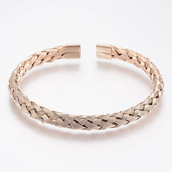 304 Stainless Steel Cuff Bangles Torque Bangles