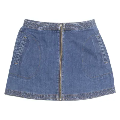 COOPERATIVE Womens Mini Skirt Blue Short Denim M