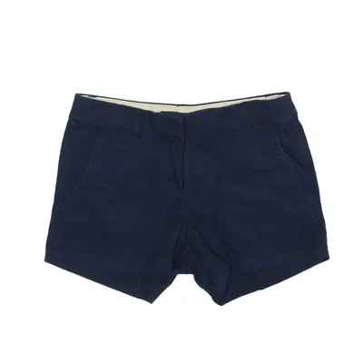 J. CREW Chino Shorts Blue Regular Womens S W28