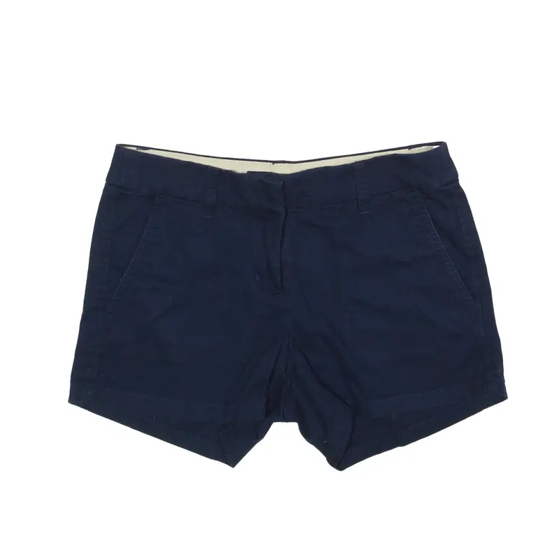J. CREW Chino Shorts Blue Regular Womens S W28