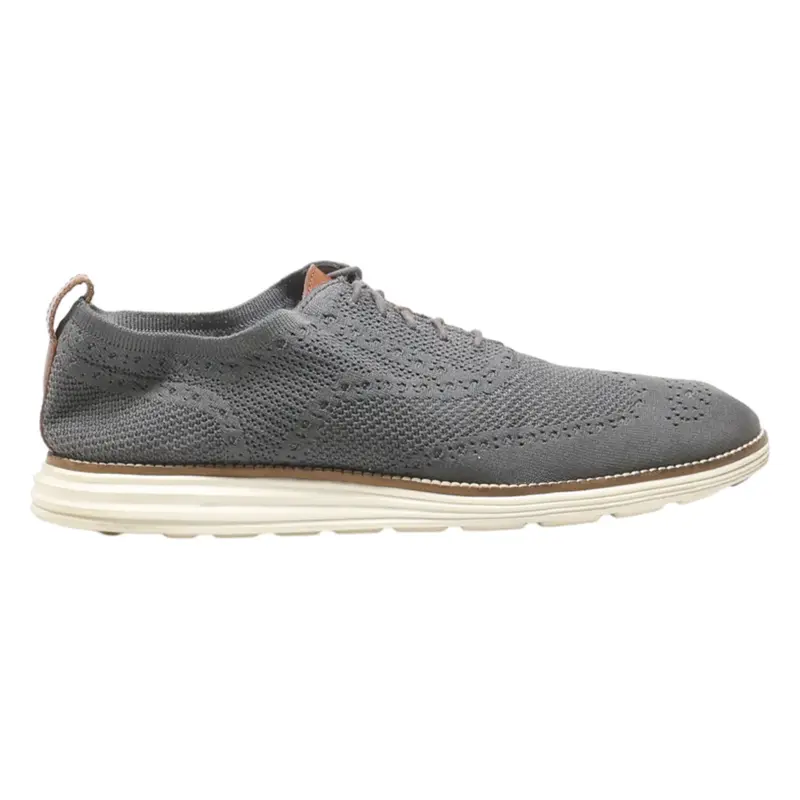 COLE HAAN Low Top Trainers Blue Synthetic Mens UK 11